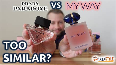 my way prada|NEW Prada Paradoxe VS Armani My Way .